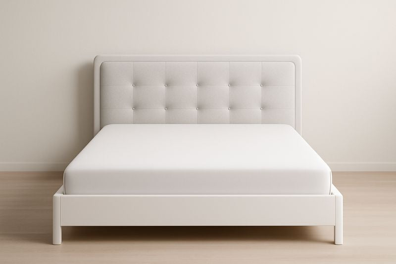 Lit avec tissu de lit 200x160×100 cm beige - Article