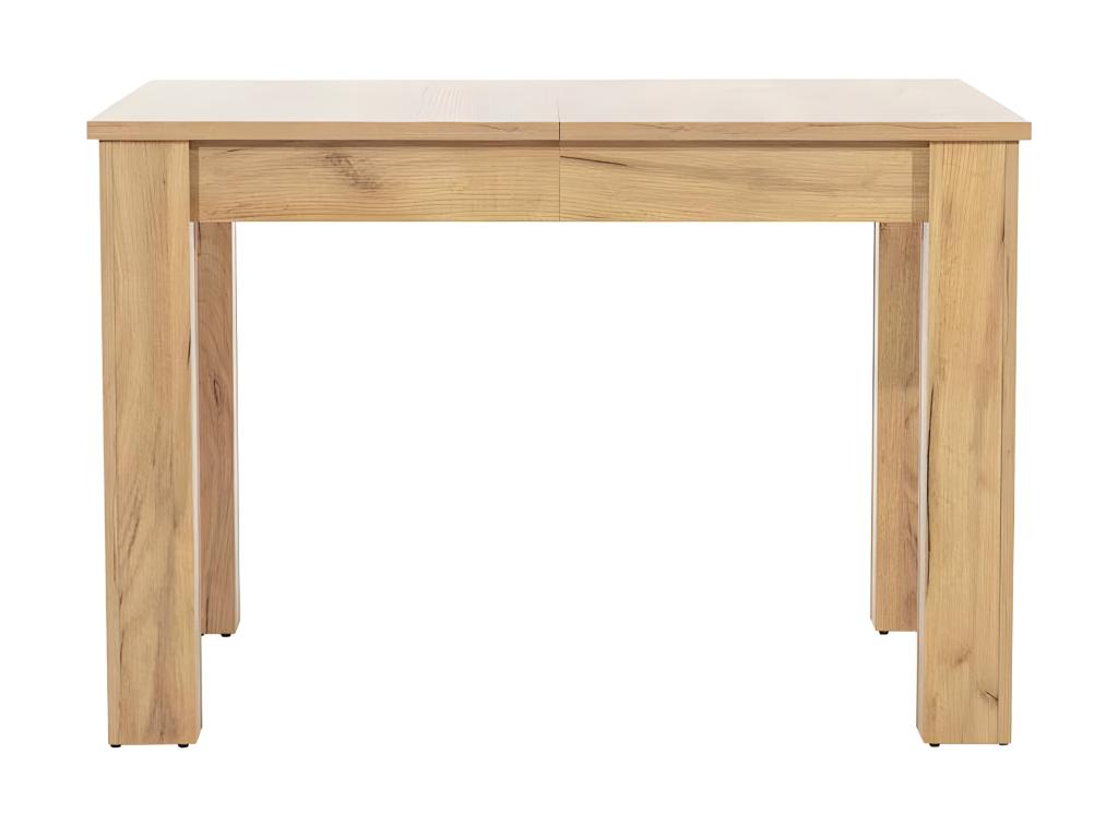 Table avec - - L 112/145/178 x L 90 x H 76 cm - Naturel
