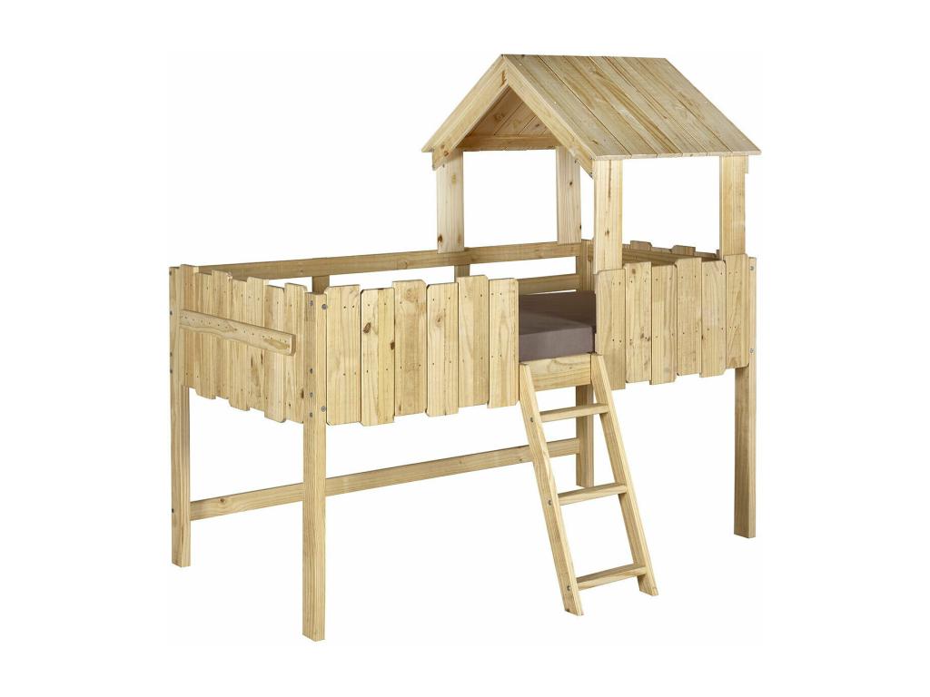 Lit 90x190 cm massif naturel - Article