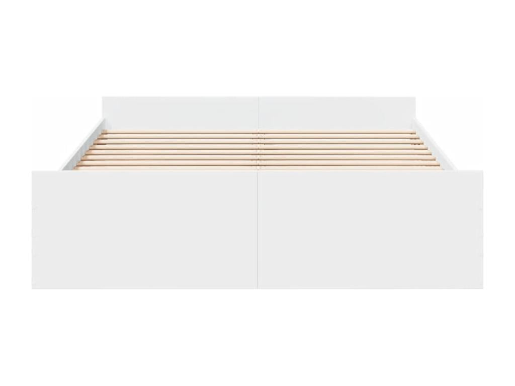 Cadre de lit blanc 140x200 - Article
