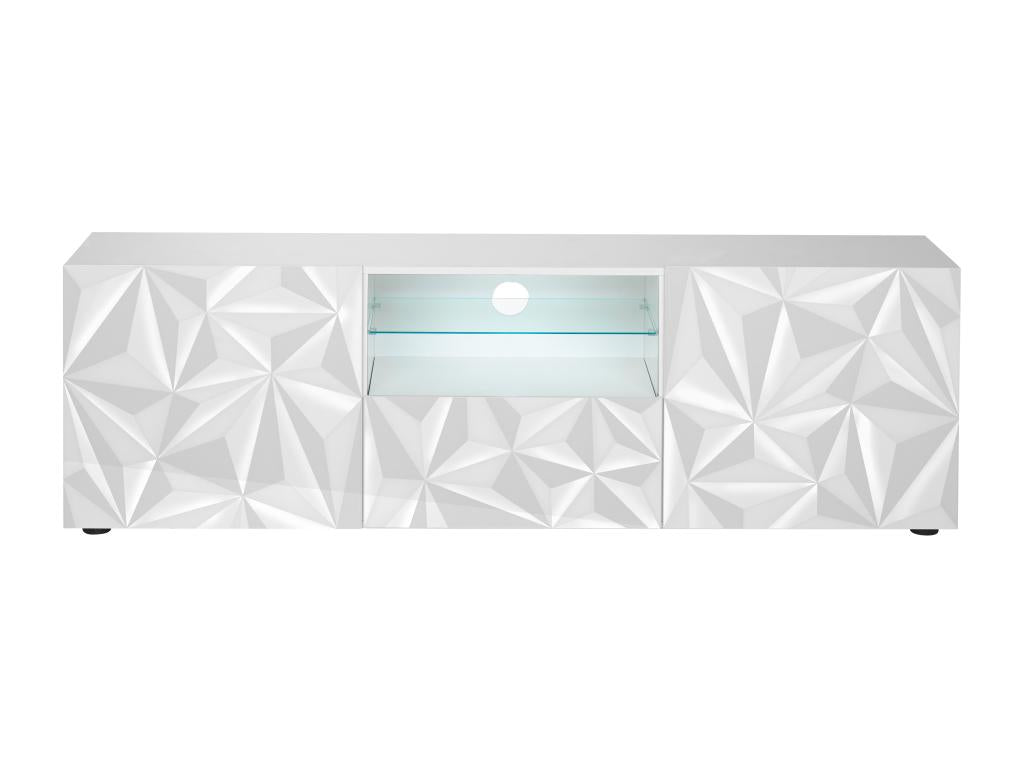 Meuble TV - 2 en 1 - Blanc