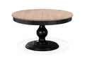 Table Solide Naturel et Noir - Article