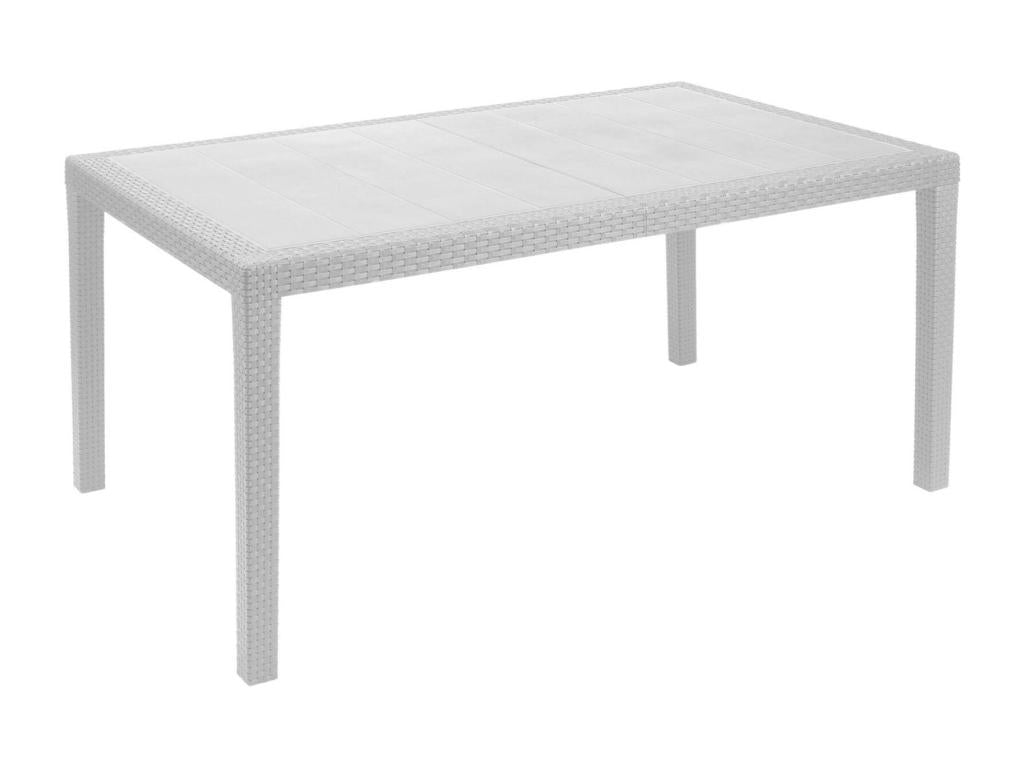 Table étagère de 138 x 78 x 72 cm, blanche - Article