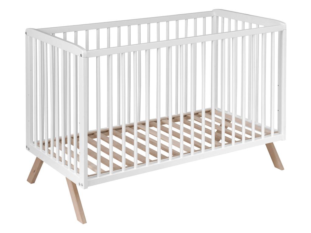 Lit blanc uni 60x120 - Article