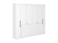 Lit 6 places avec rangement - 206 cm - Blanc
