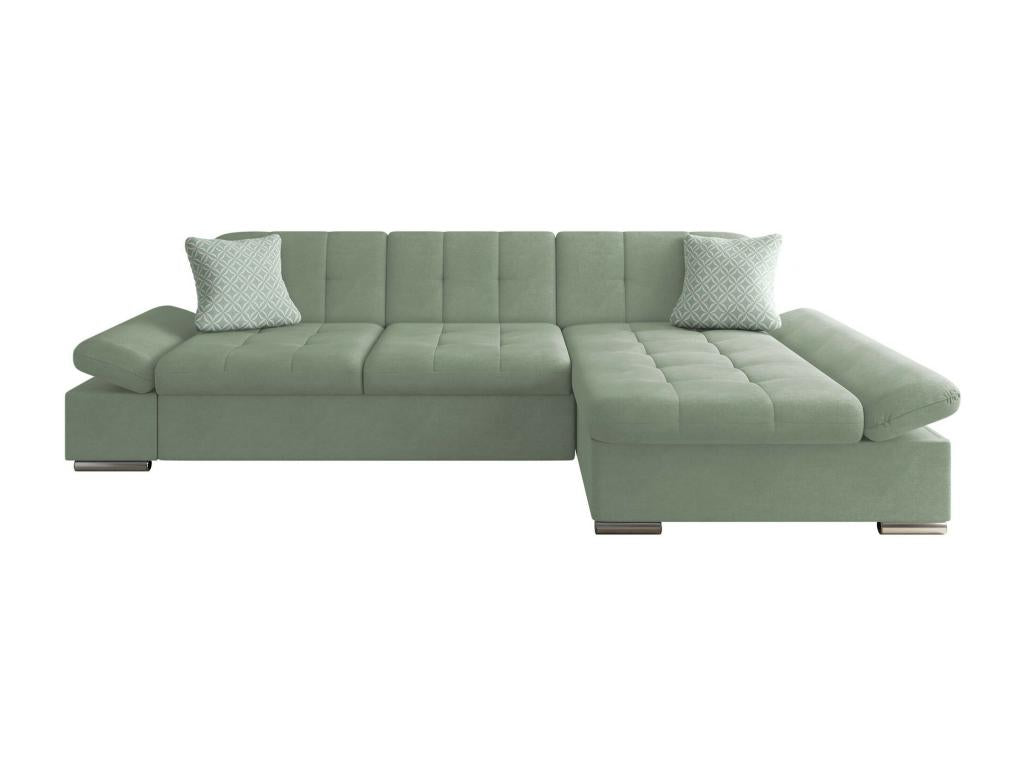 Canapé 152, vert, dimensions : 278 x 161 x 76 cm - Article