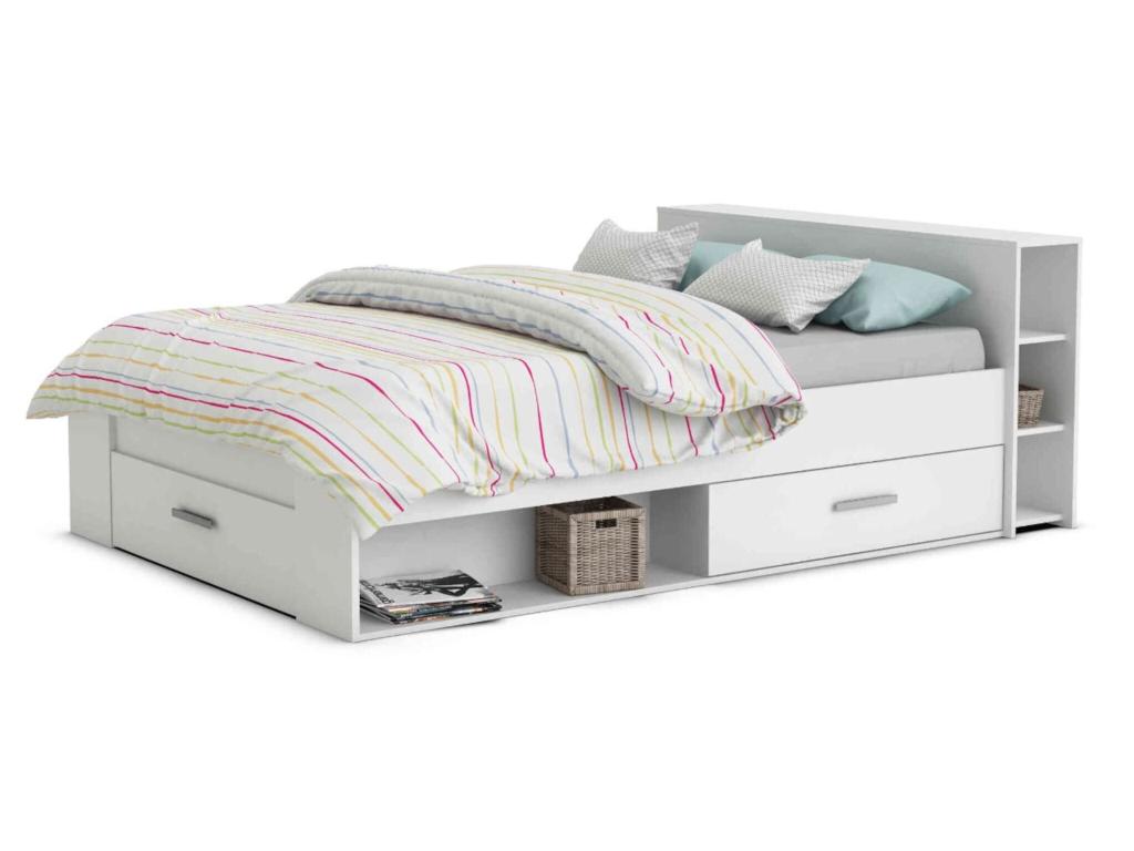 Lit blanc 140x190 - lt177